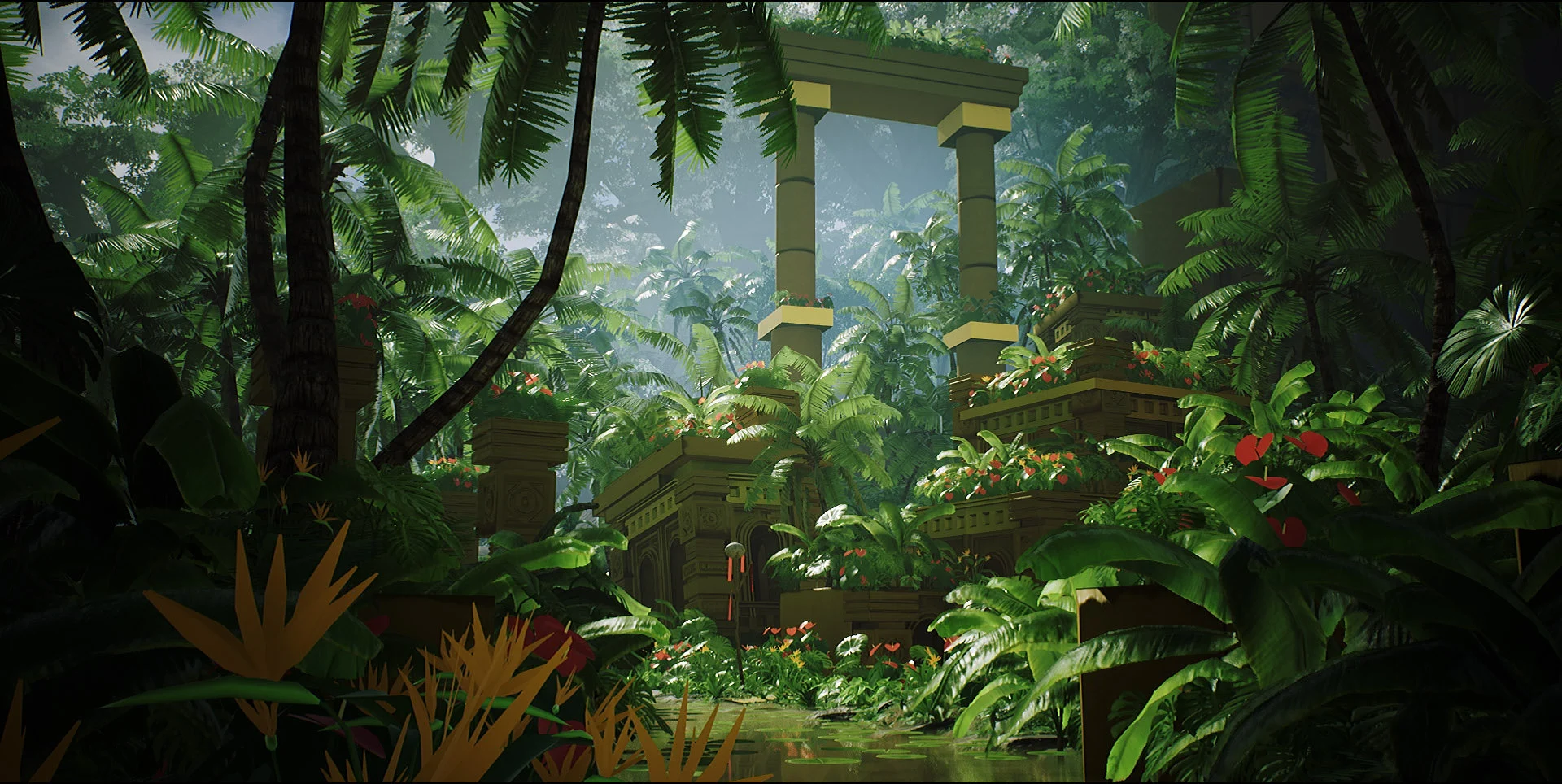 Jungle Temple Remnants Ue4 Polycount