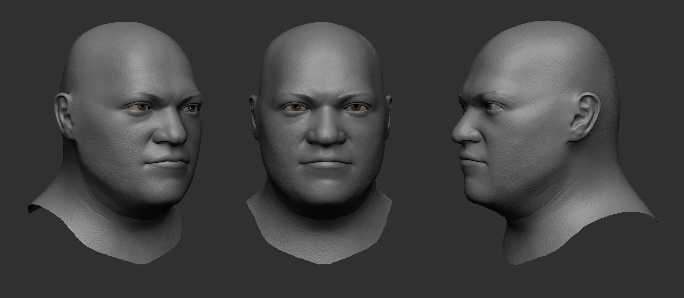 Likeness sculpt - Laurence Fishburne — polycount