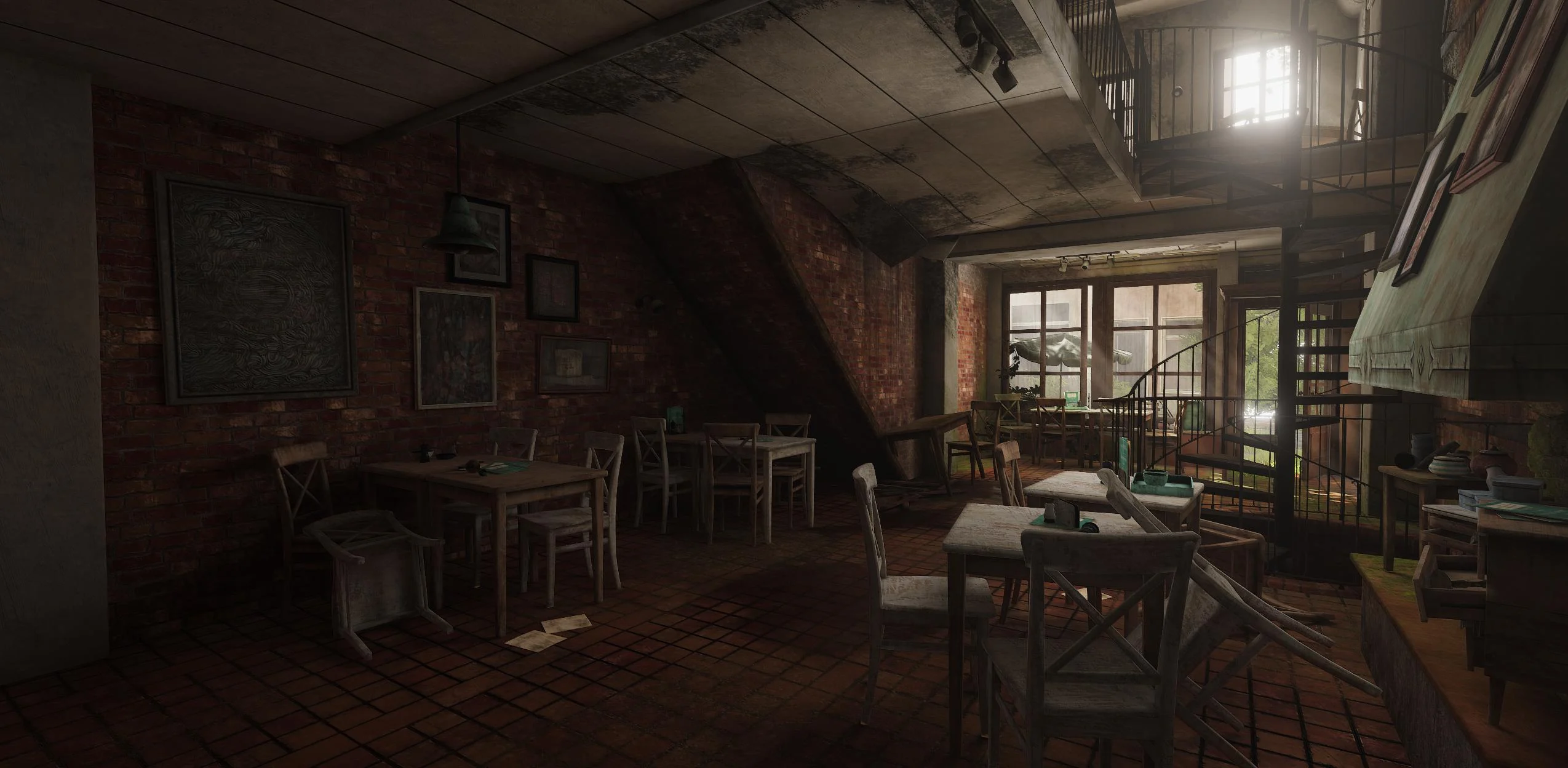 Abandoned German Coffee Shop — polycount