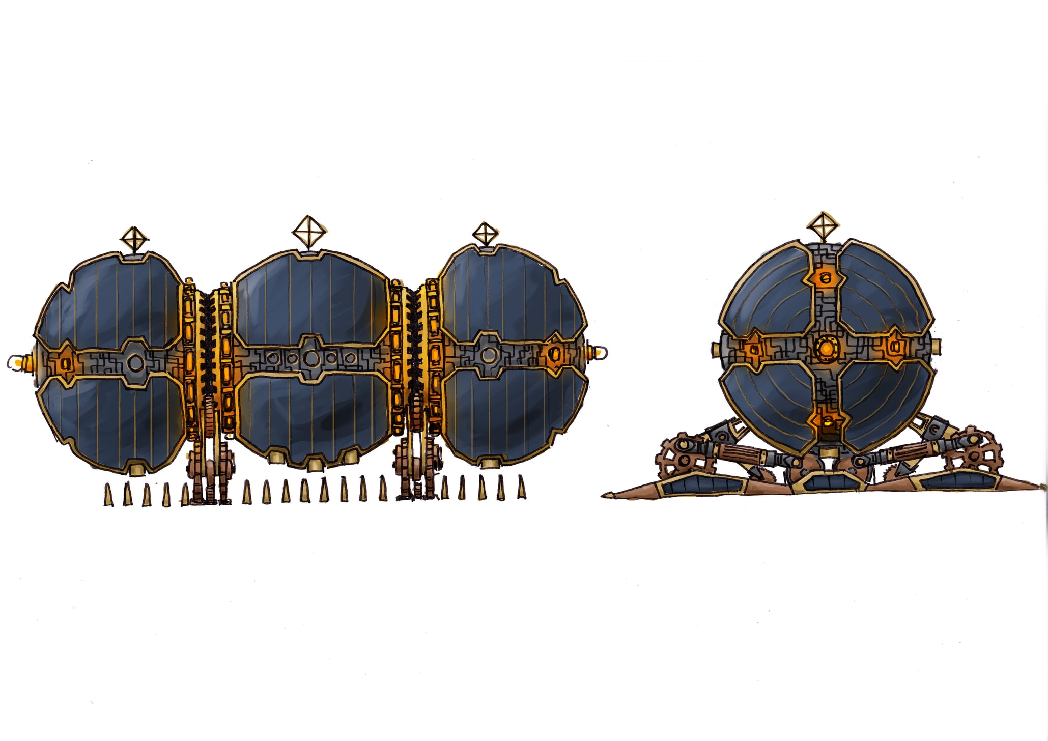 FINISHED UE4 Steampunk Capsule Polycount FINISHED UE4 Steampunk Capsule Polycount