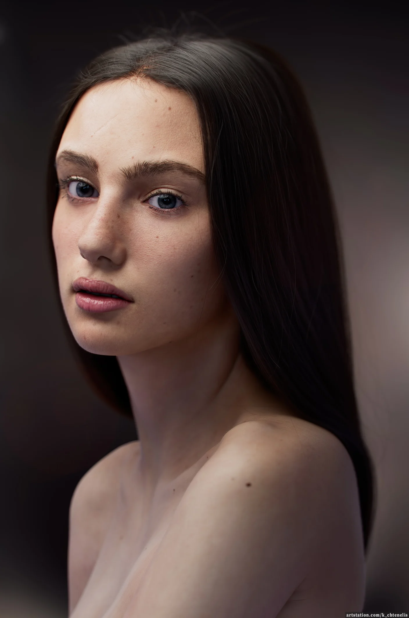 Girl 3d Photorealistic Portrait — Polycount 4920