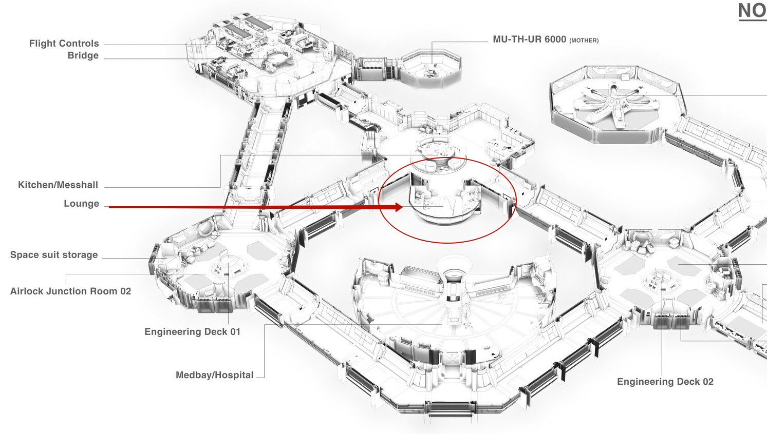 nostromo ship layout