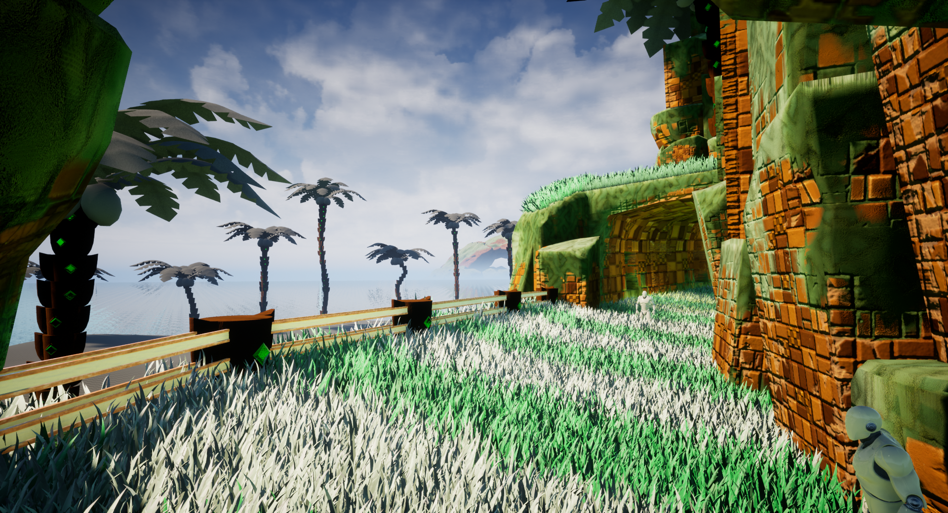 Green hill zone made with unreal engine 3