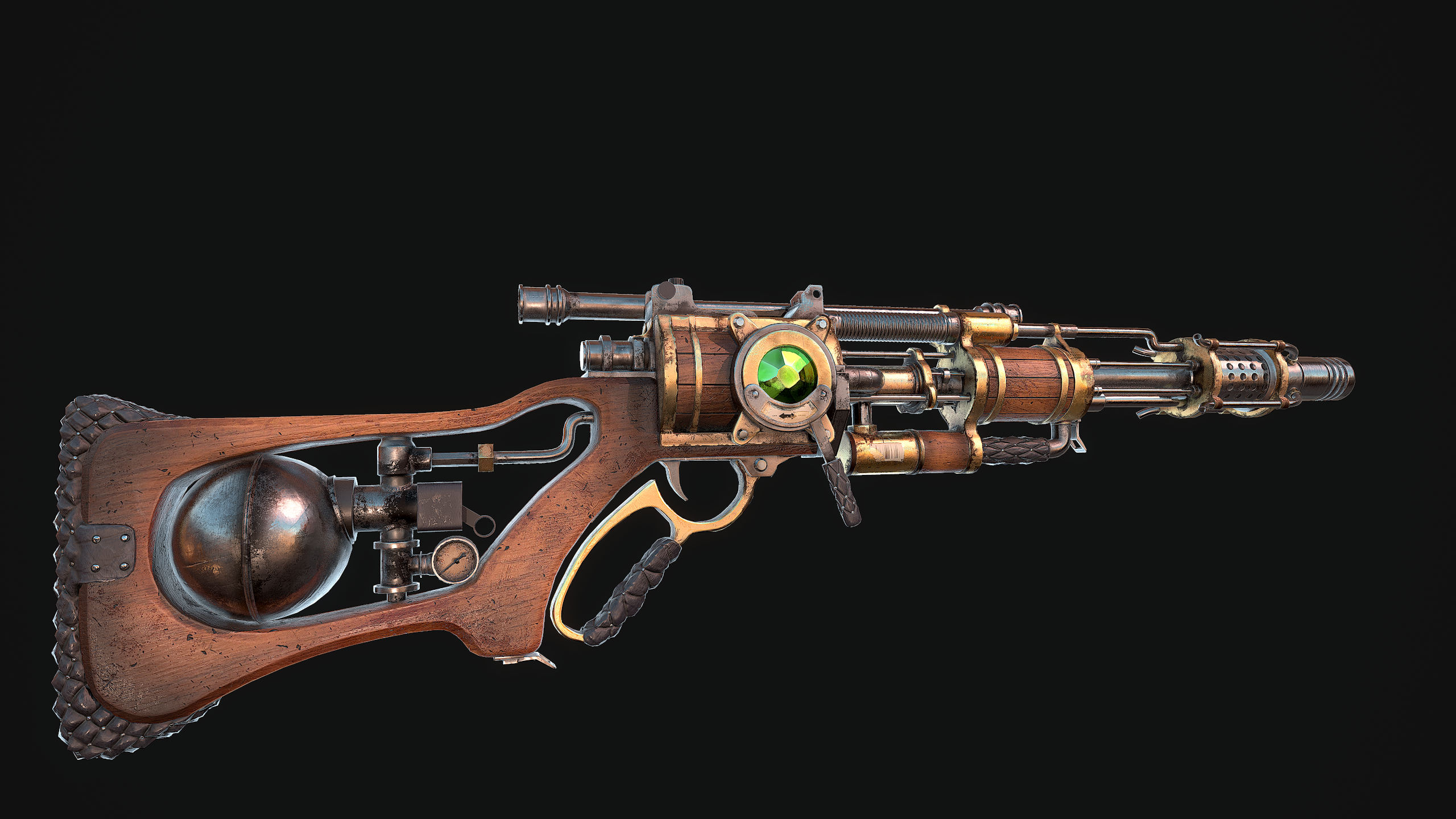 steampunk carbine