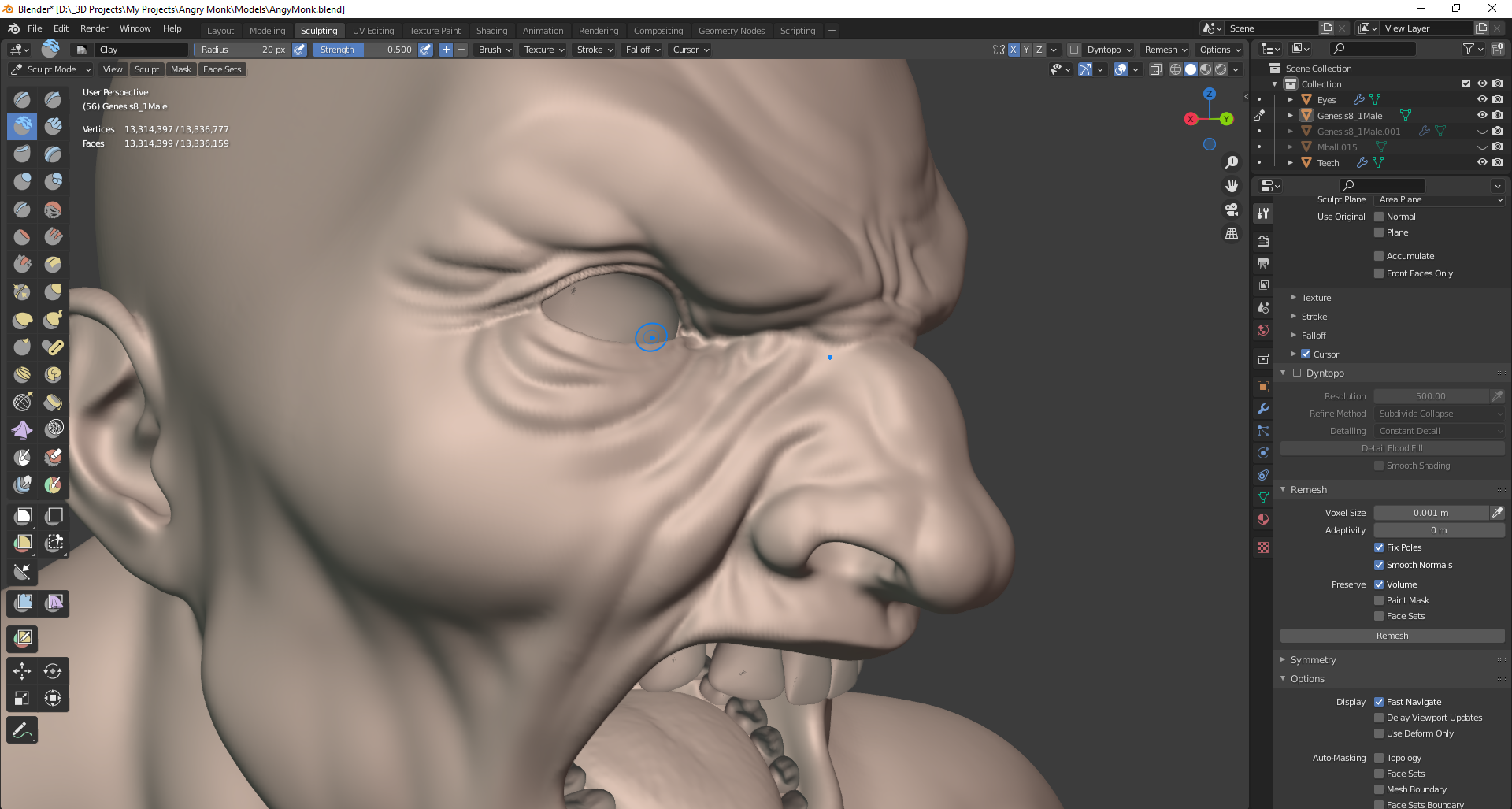 faces - Sculpting brush - low poly with normal map? - Blender Stack Exchange