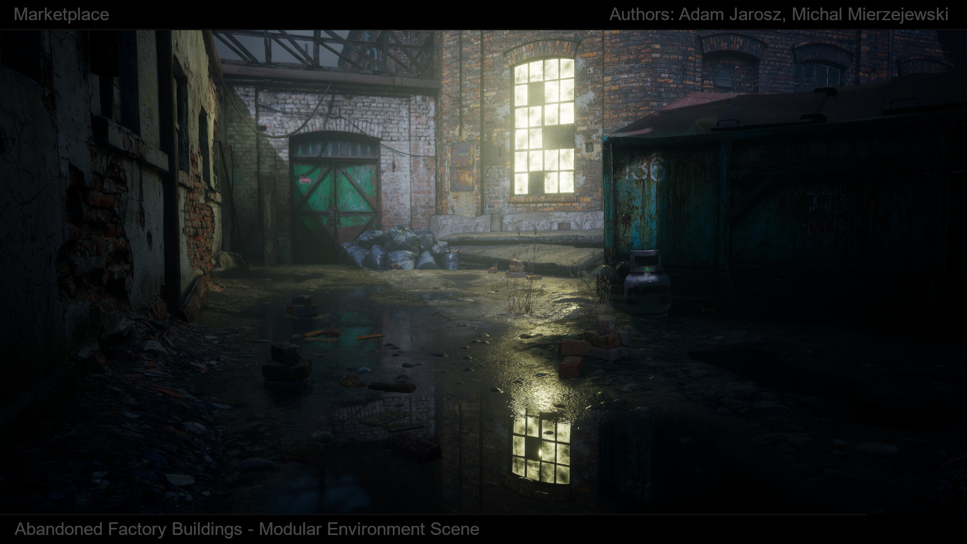 [UE4][SCANS] Abandoned Factory Buildings - Day/Night Scene — polycount