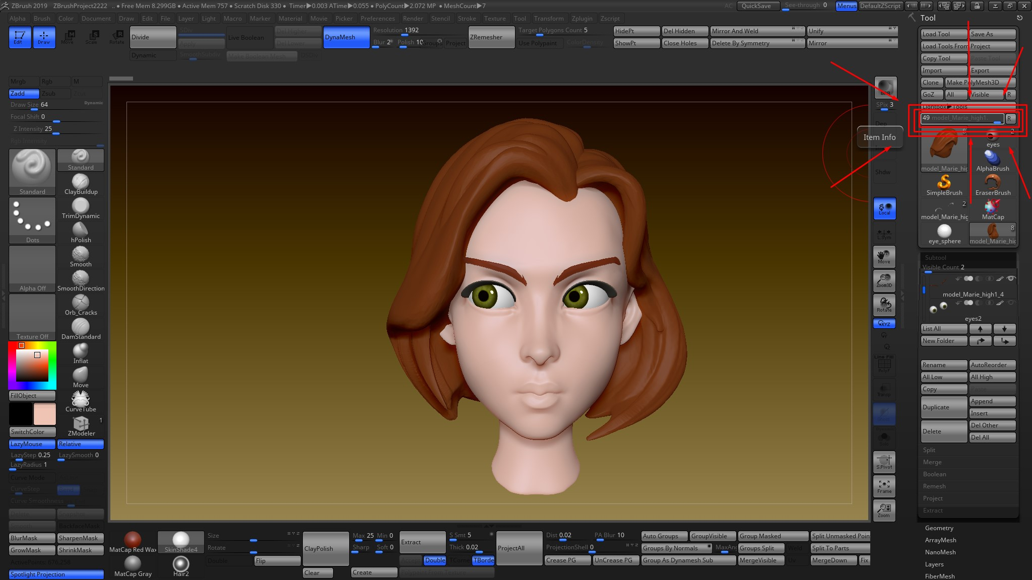 old quicksaves zbrush recovering