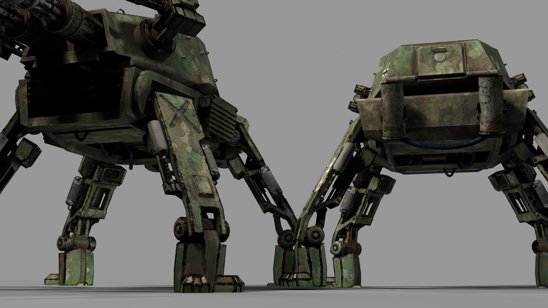 Army Tank Mech [FeedBack for Education reasons] — polycount