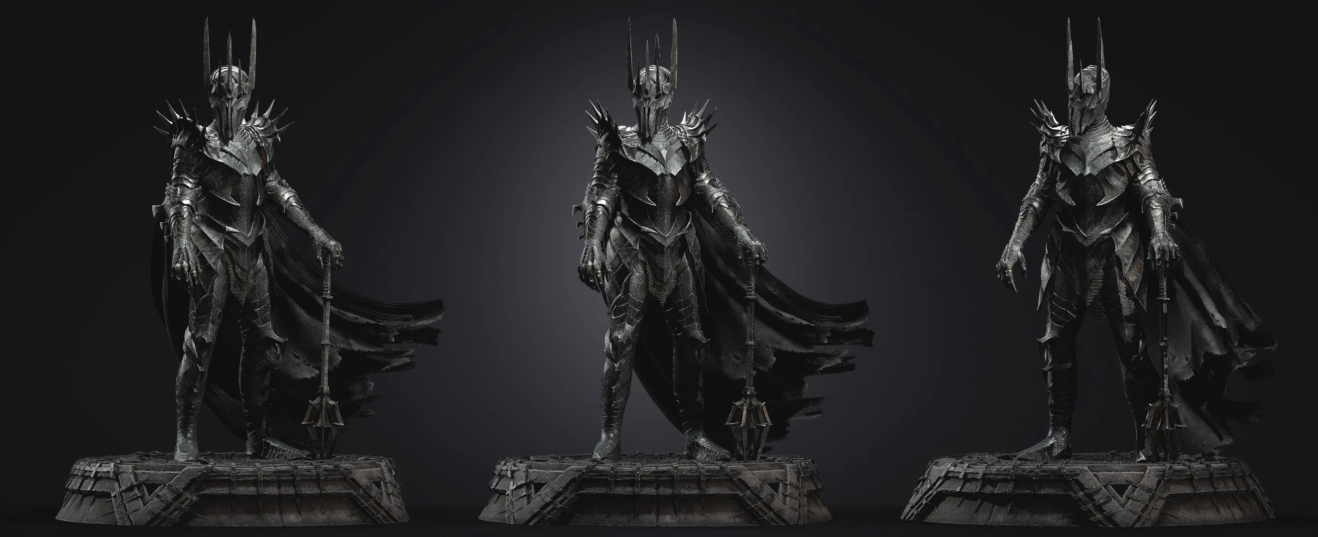 Original WETA Classic Collection The Dark Lord Sauron 1/6Full body