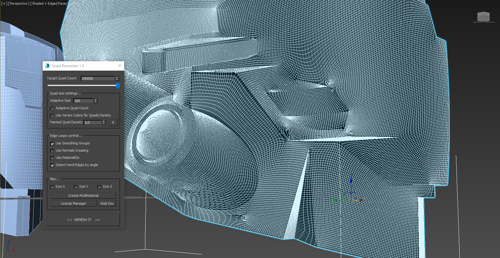 3d coat auto retopo spline