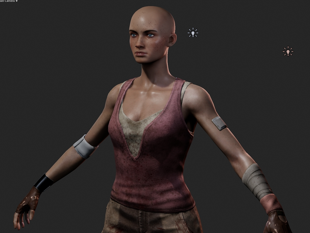 Dead Space Ellie Langford Wip — Polycount