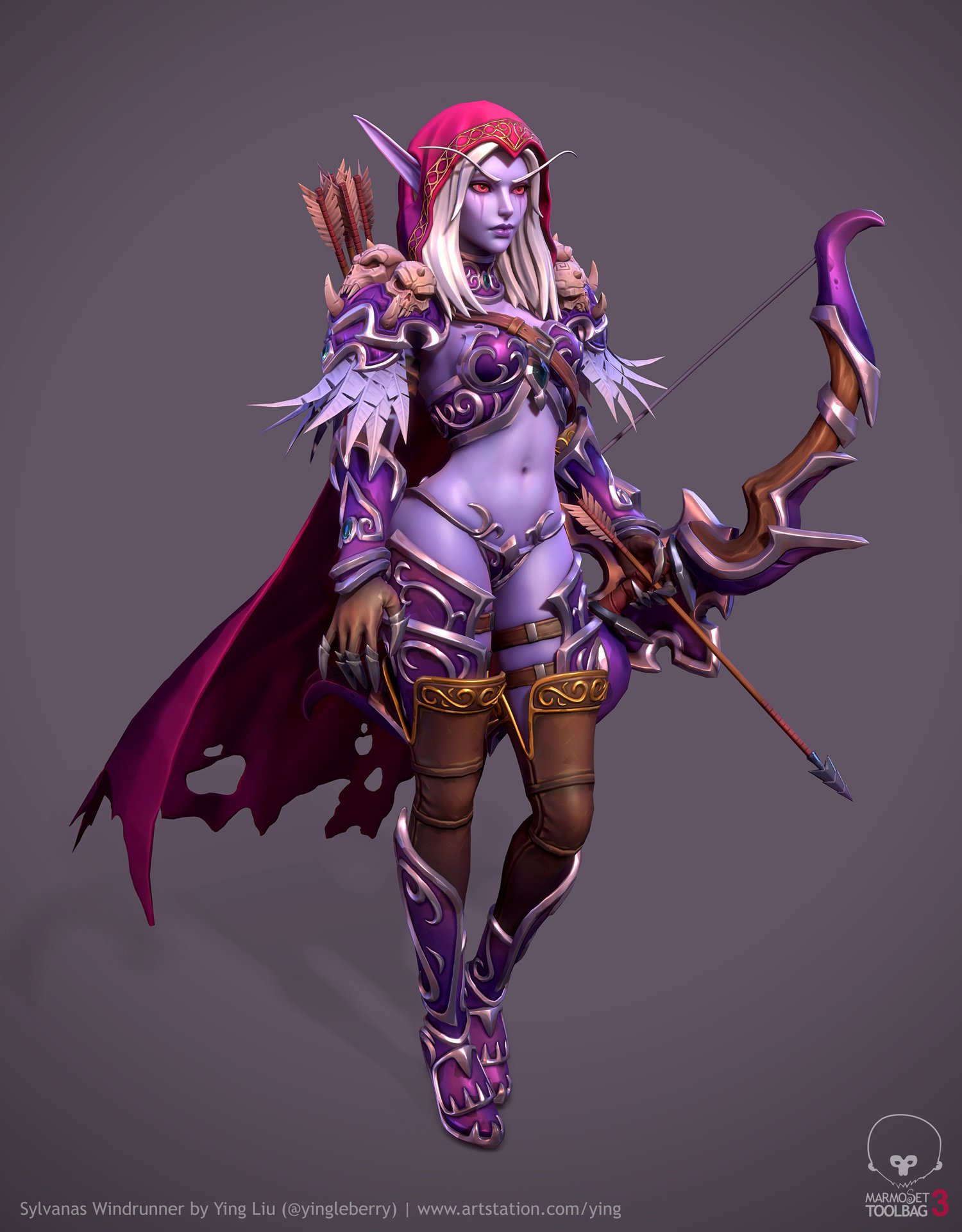 sylvanas bow and quiver