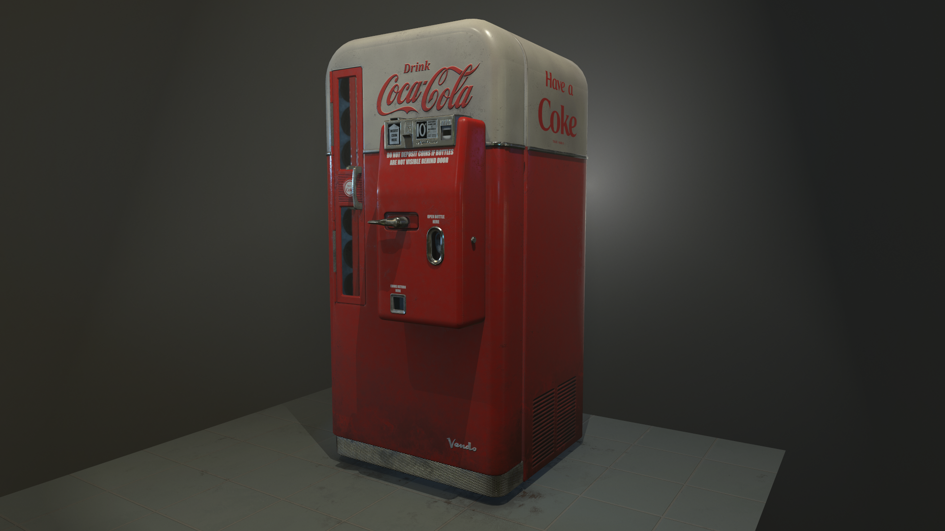 Nuka Cola Vending Machine - Game Asset — polycount