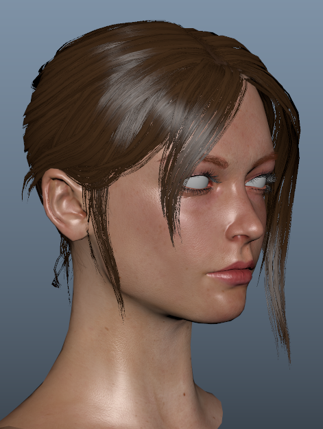 3d Models Short Hair Female Unity