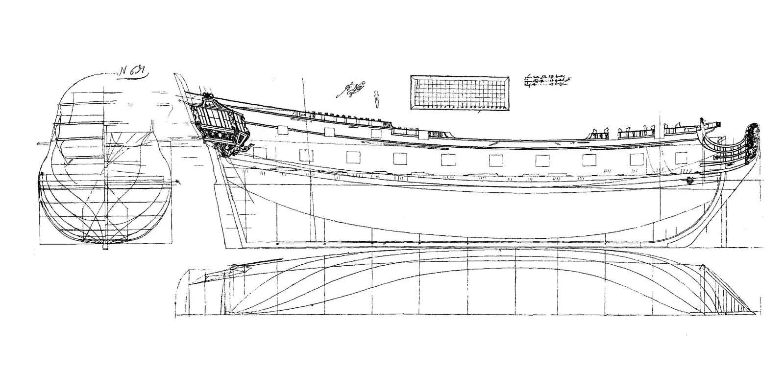 real pirate ship blueprints