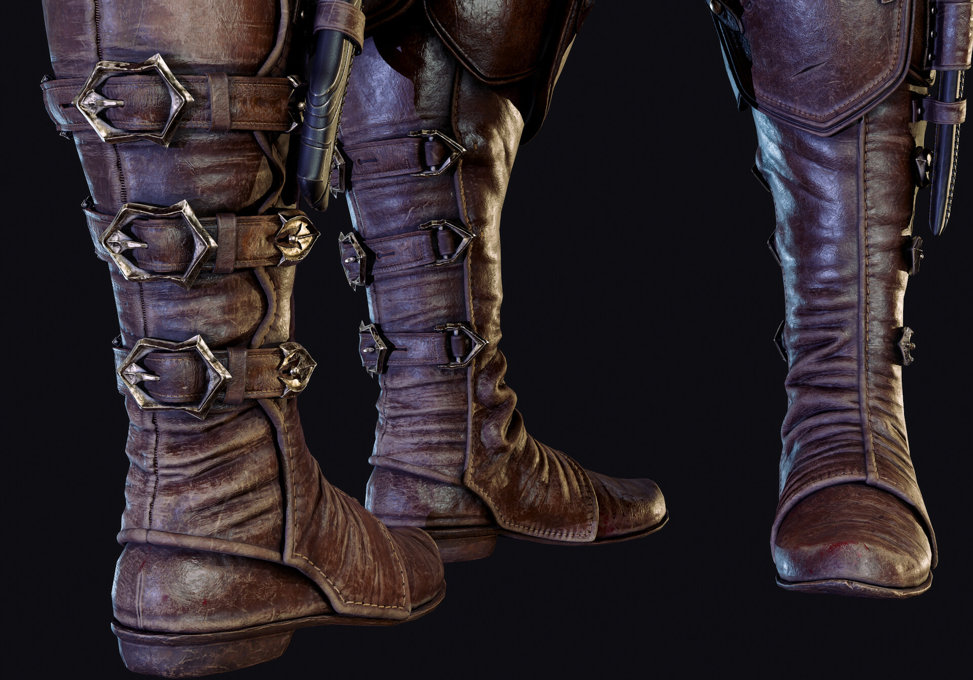 Elf Commander boots_Real_Time — polycount