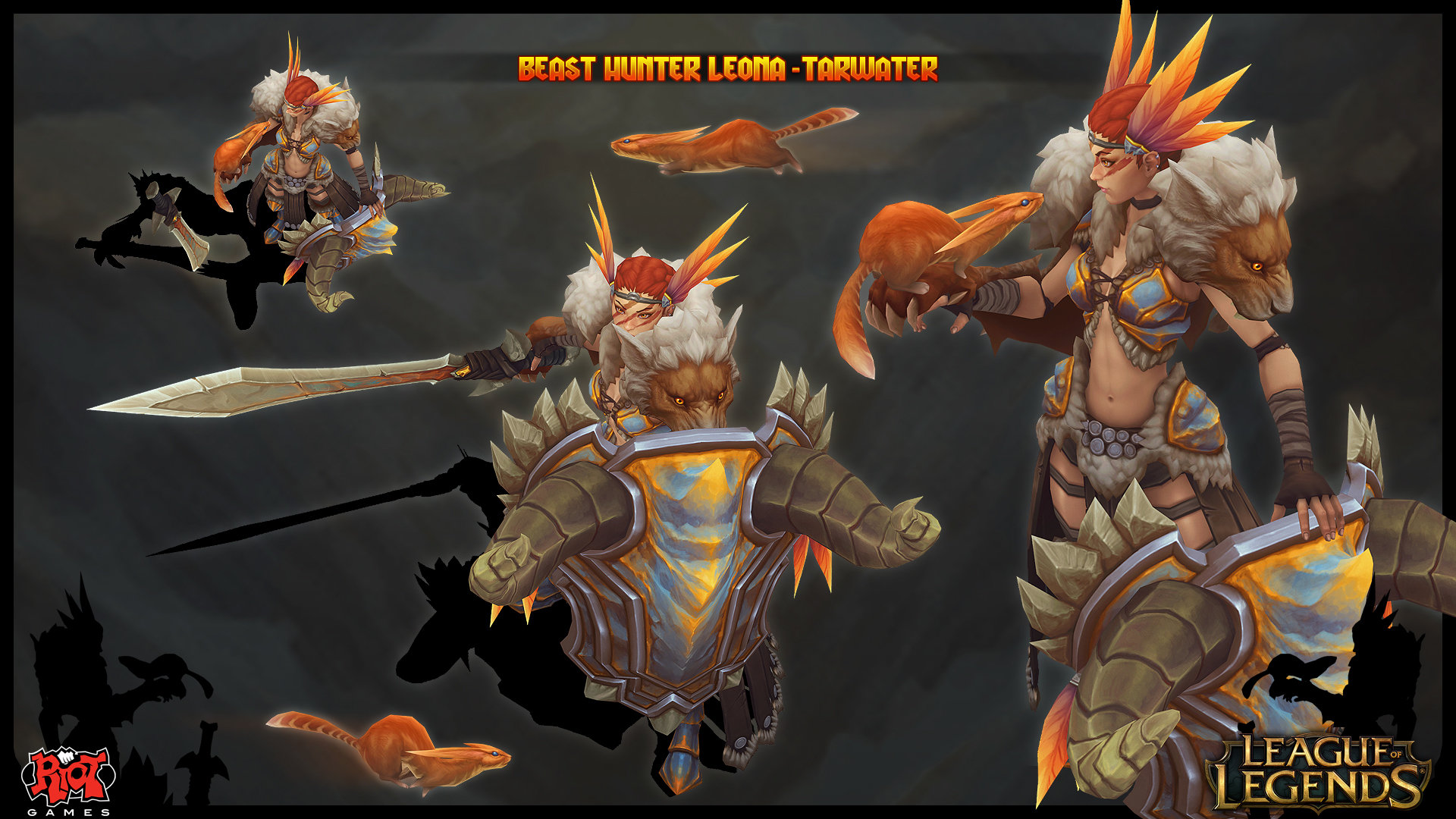 Beast hunter. Leona. Новый скин на Леону лига. Скины на Леону ЛОЛ. Леона ТФТ.