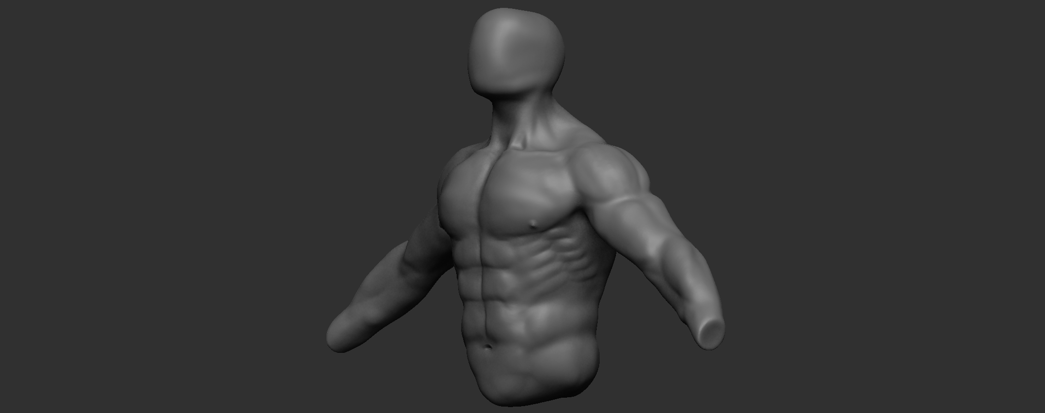 Male torso/back anatomy - critique please — polycount