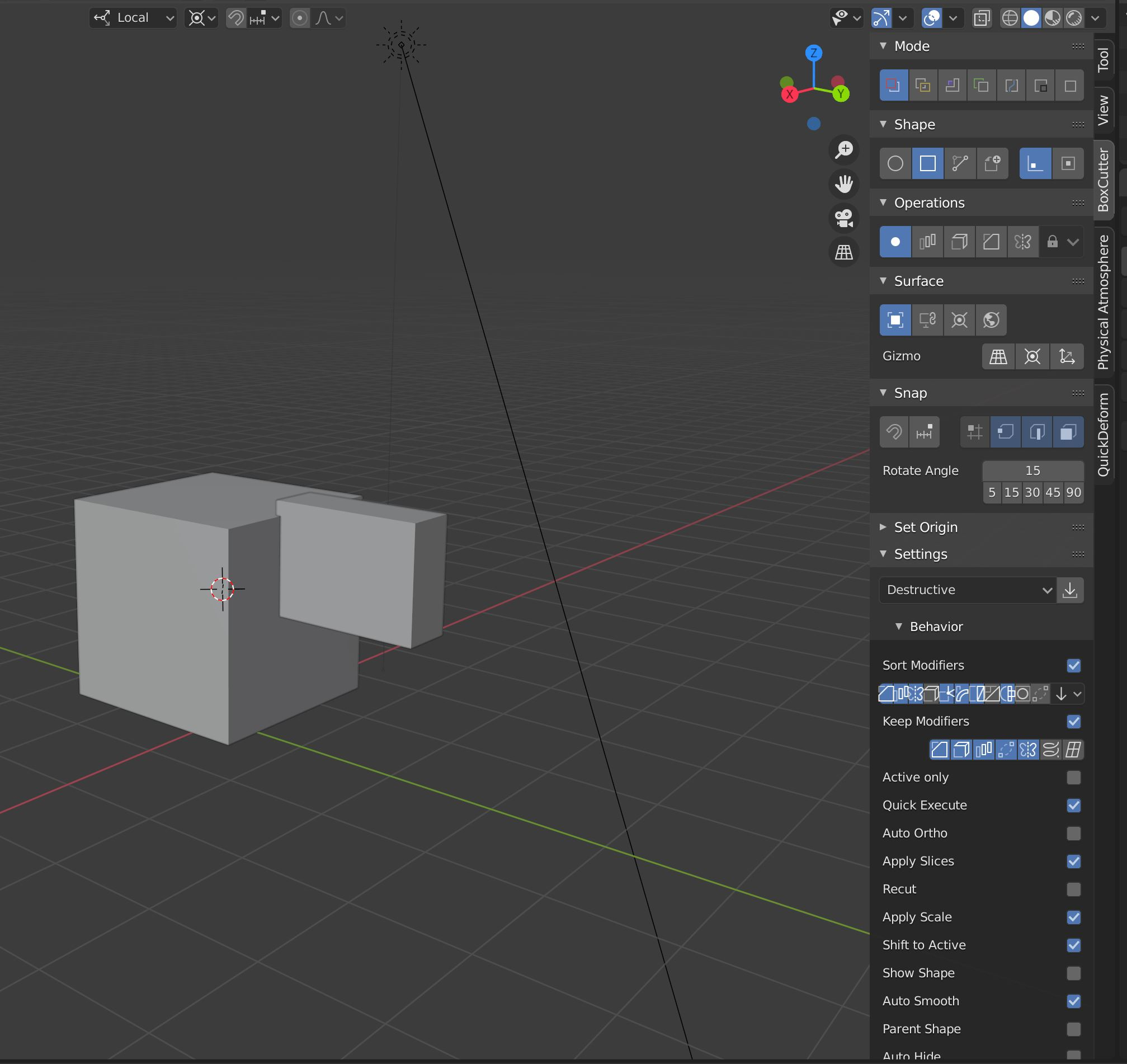 Box Cutter - Blender addon, not cutting? — polycount