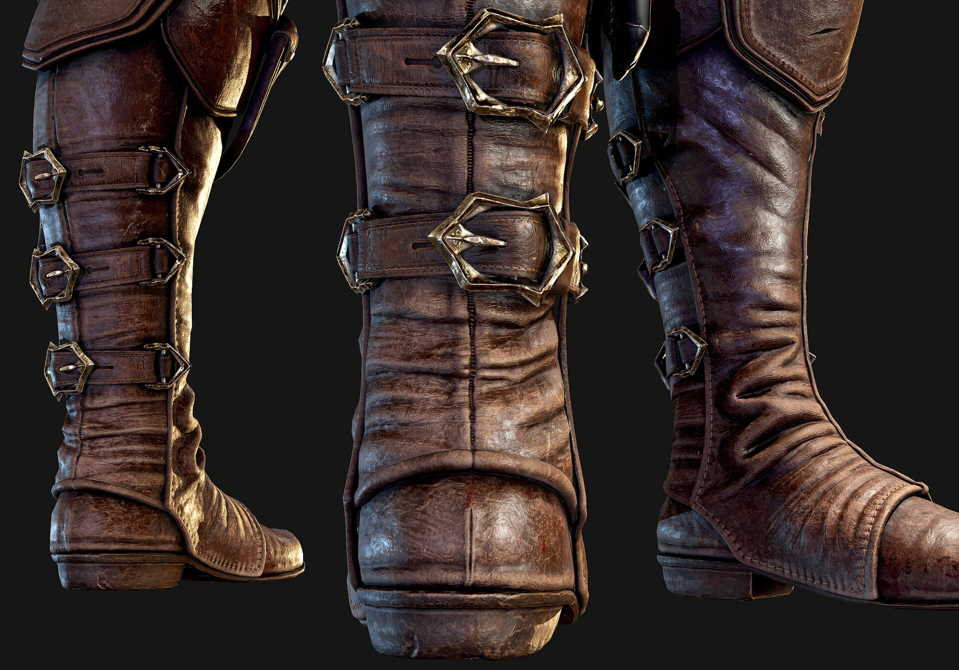 Elf Commander boots_Real_Time — polycount