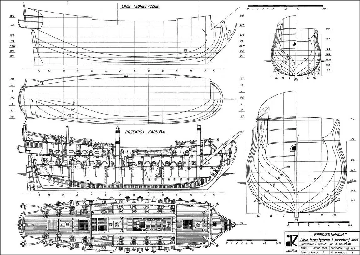 real pirate ship blueprints