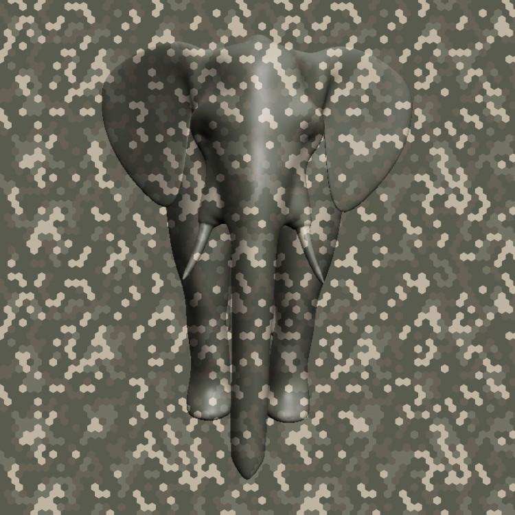 hex camo patterns also in grayscale for applying over different base