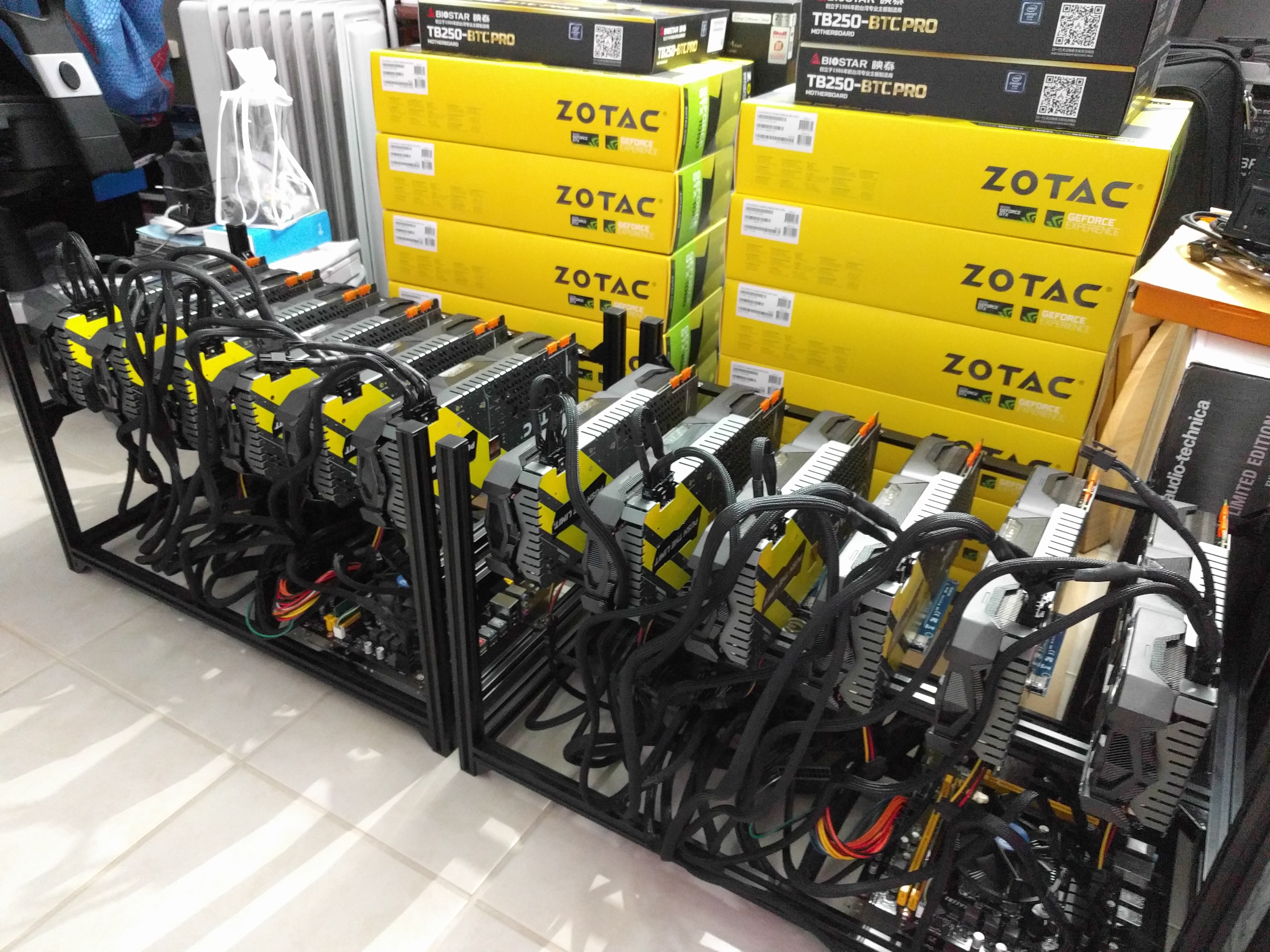 12x Zotac Gtx 1080 Amp Extreme Mining System Gpu Tweaks Ethereum Community Forum