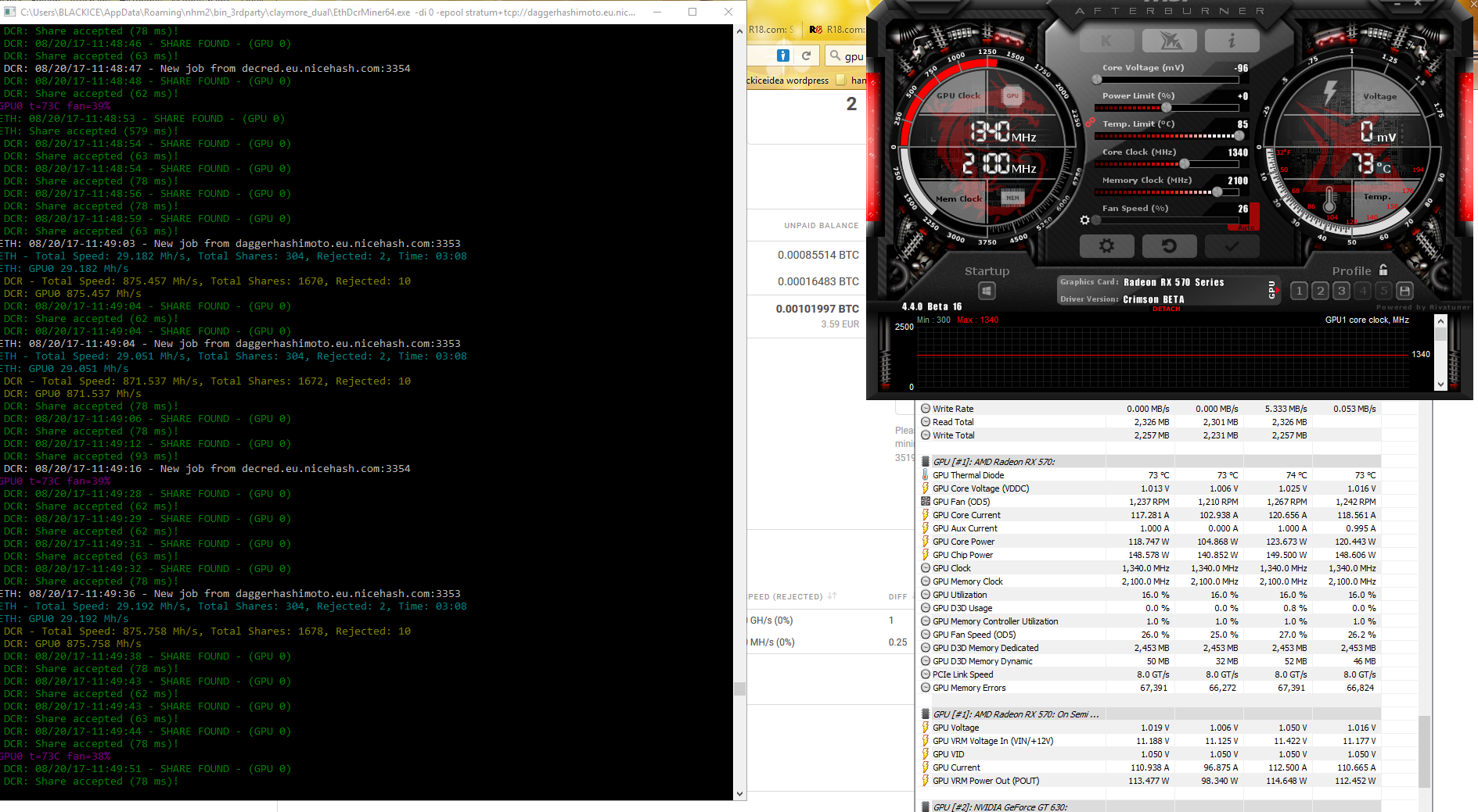 Vega 64 Amd Settings For Mining Rx Vega 64 Or 1070 Ti For Mining