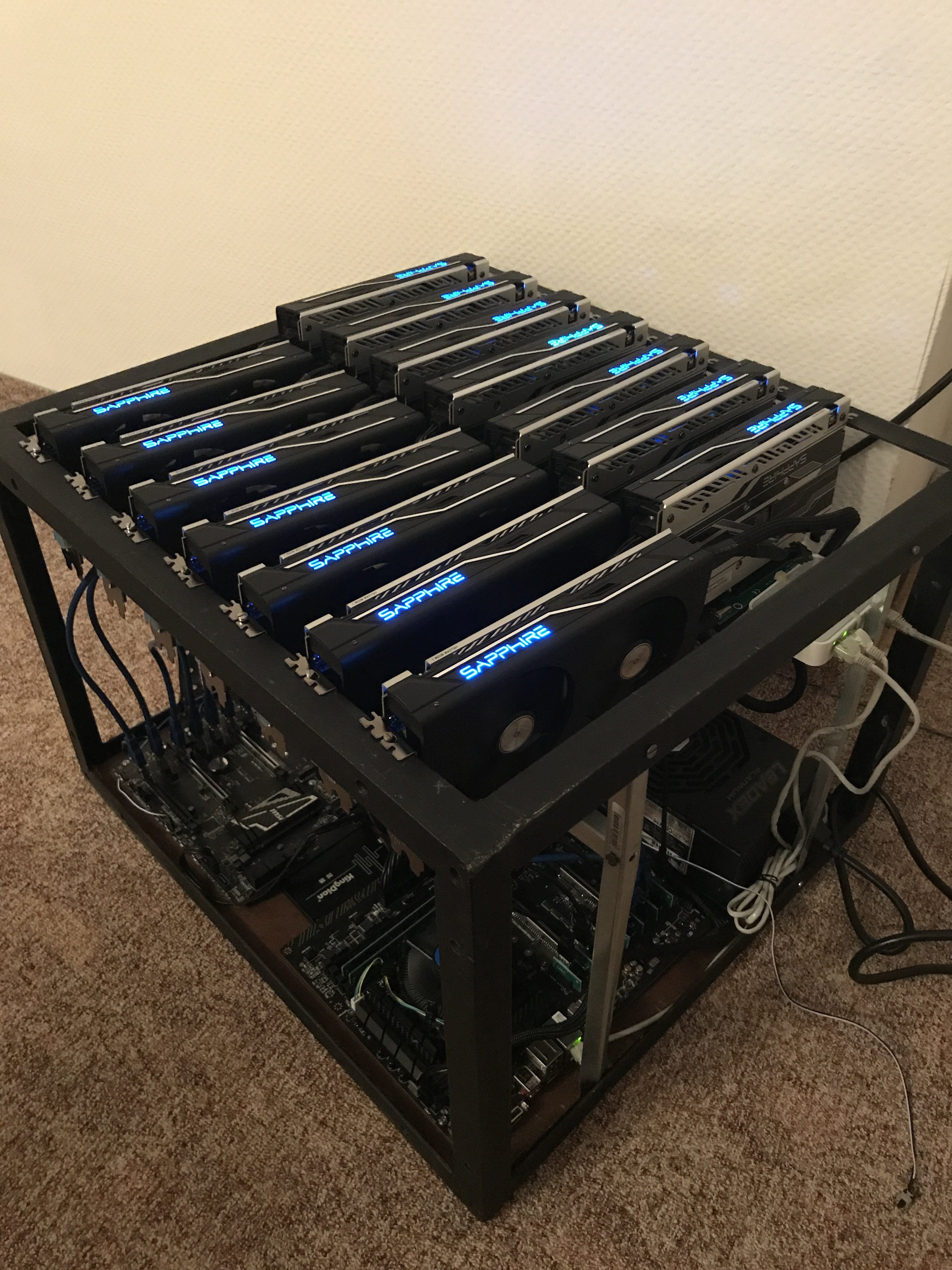 just another 14 GPU mining rig — Ethereum Community Forum