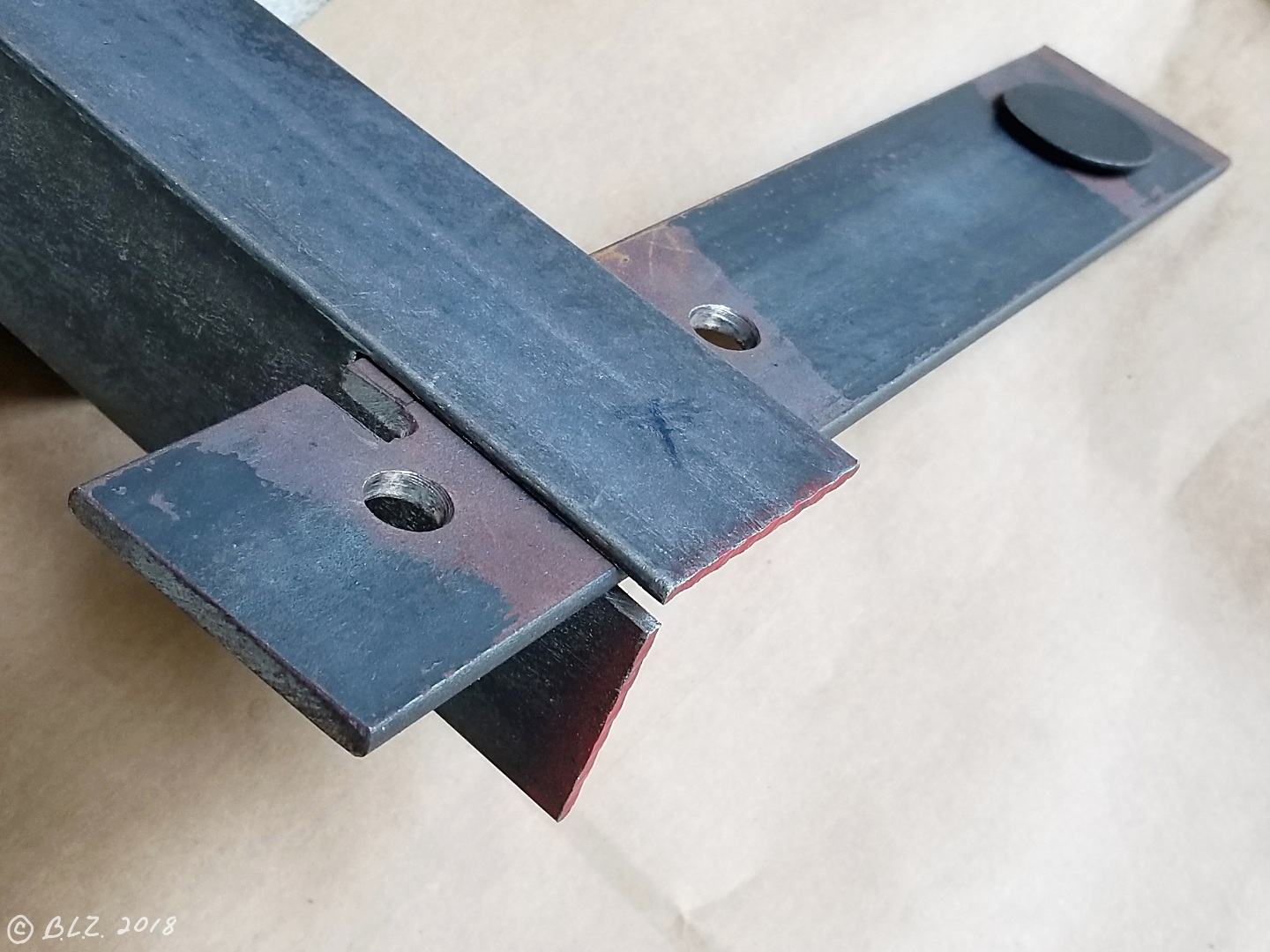 Frame Support Bracket for Rear Scissor Jack Levelers Mod