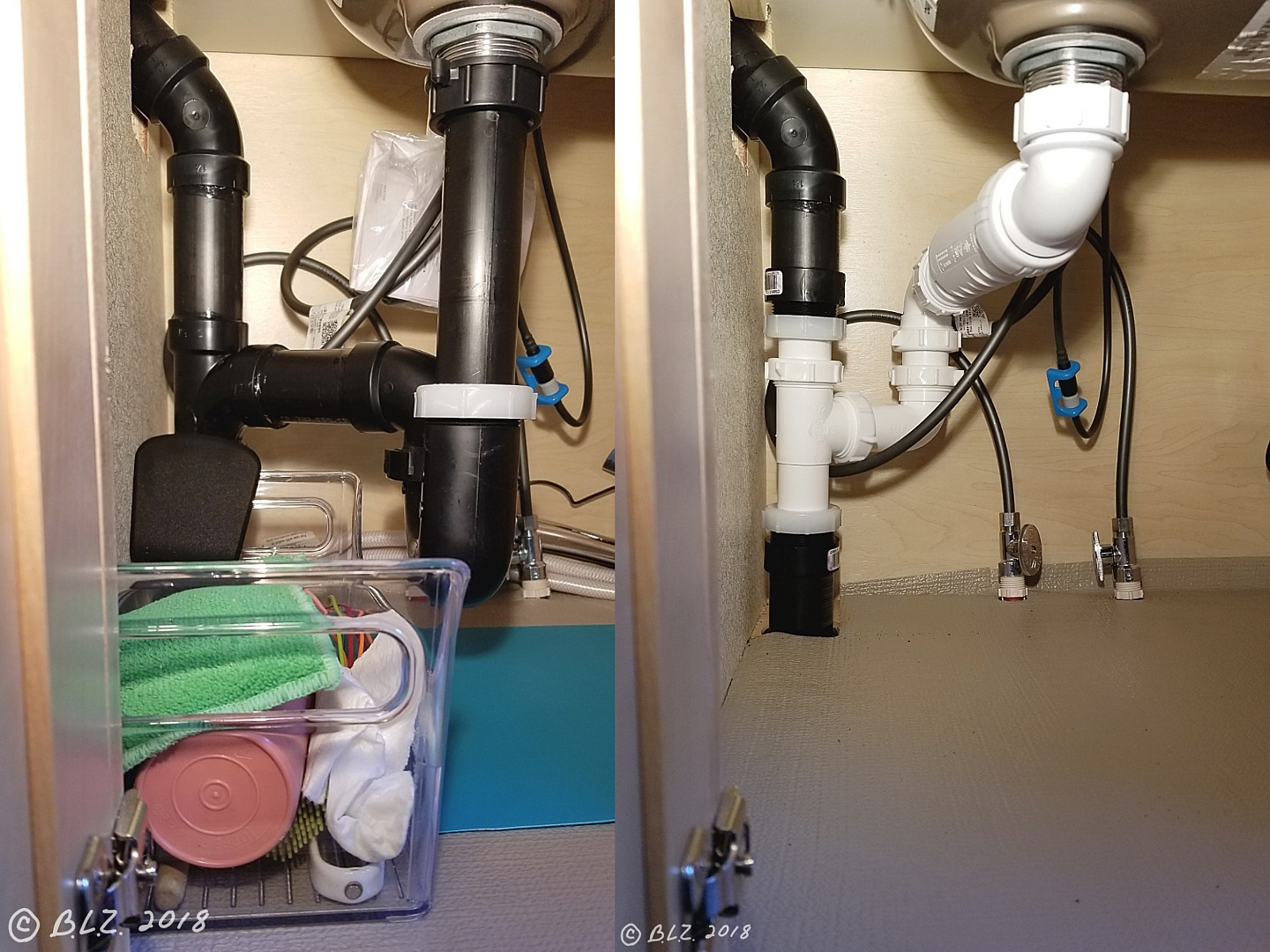 Successfully eliminated “P” trap under sink with Hepvo valve Page 2