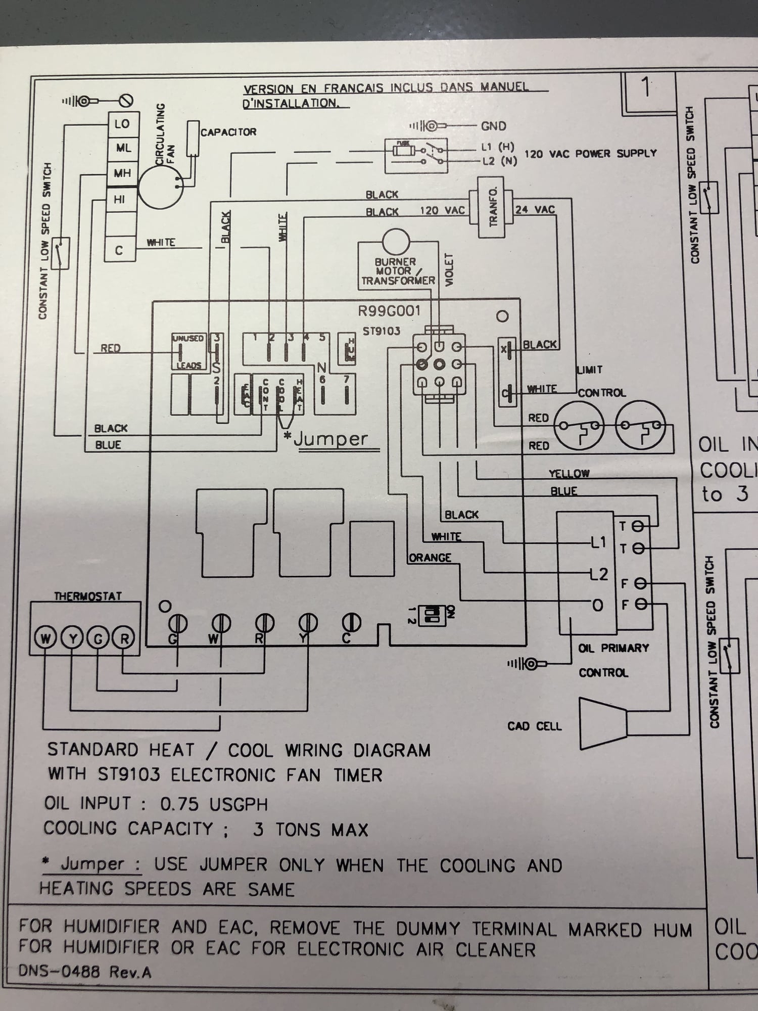 Wiring Diagram For Fan Limit Switch
