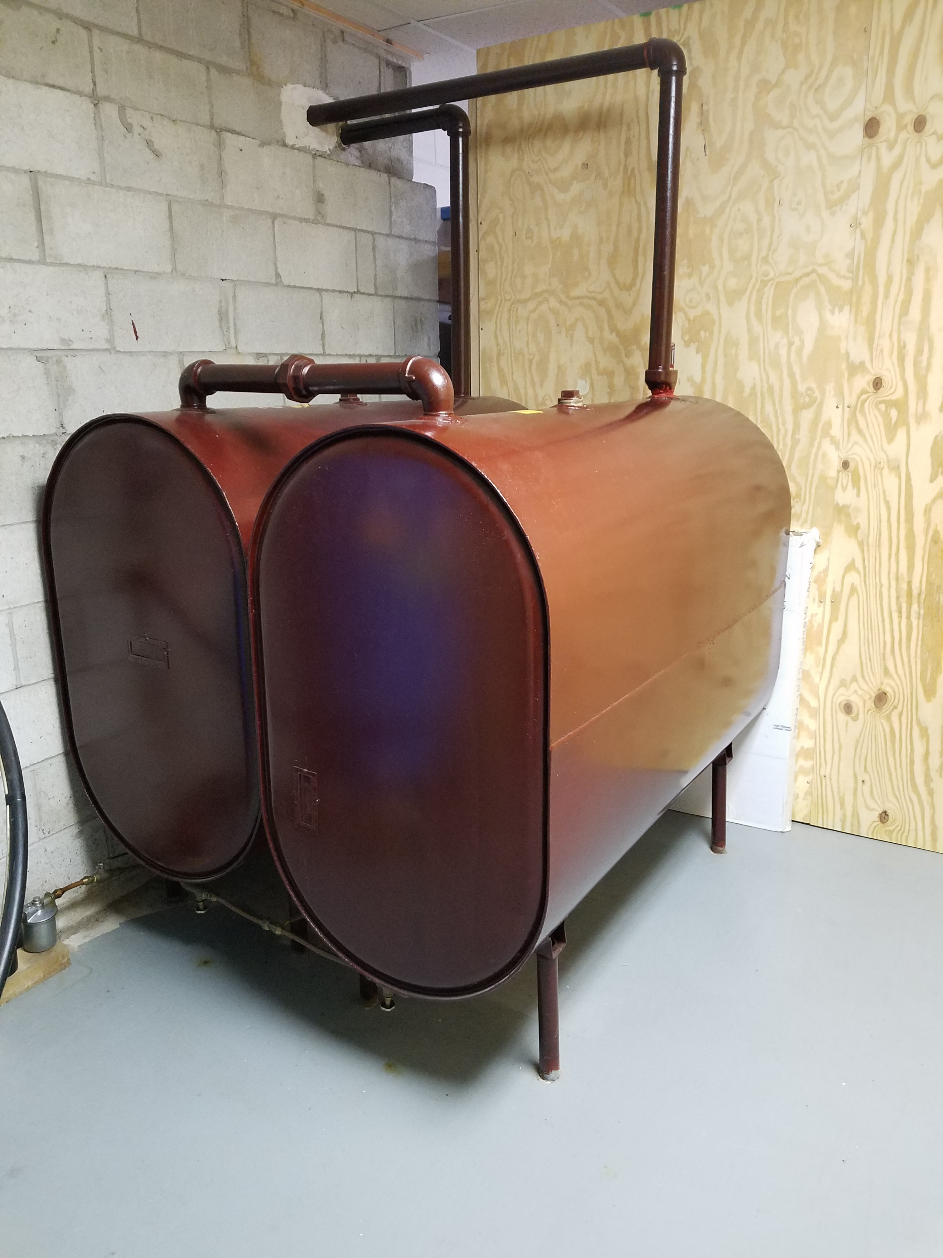 Need Some Help What Size Are My Oil Tanks Heating Help The Wall