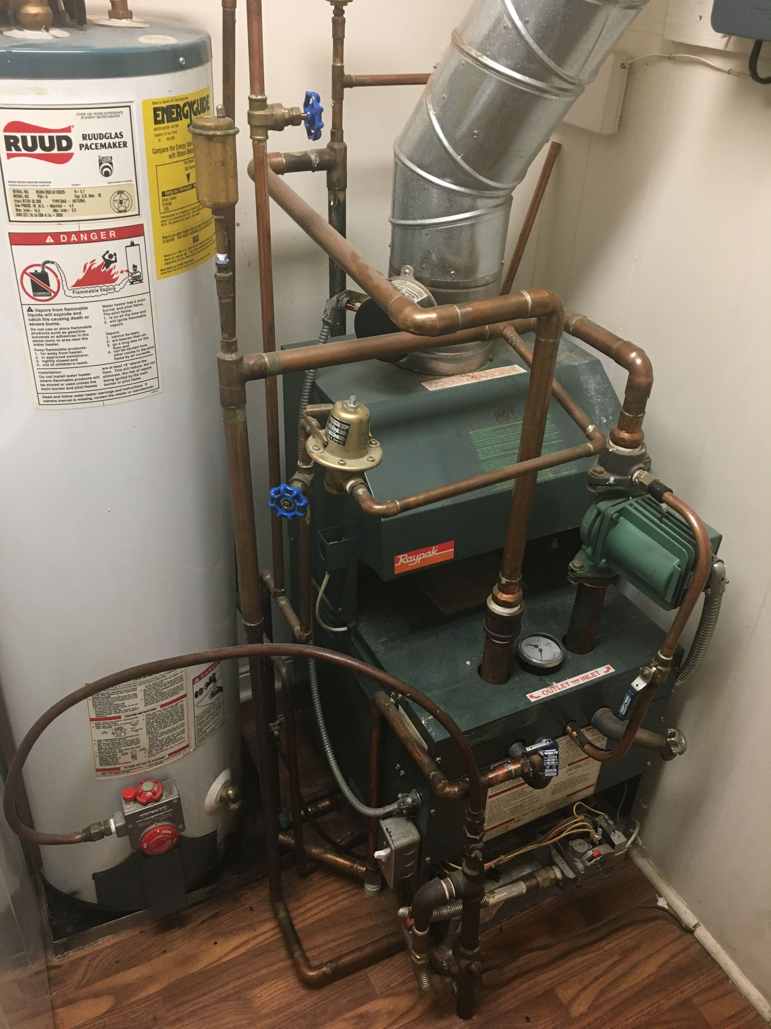Leaky boiler — Heating Help The Wall