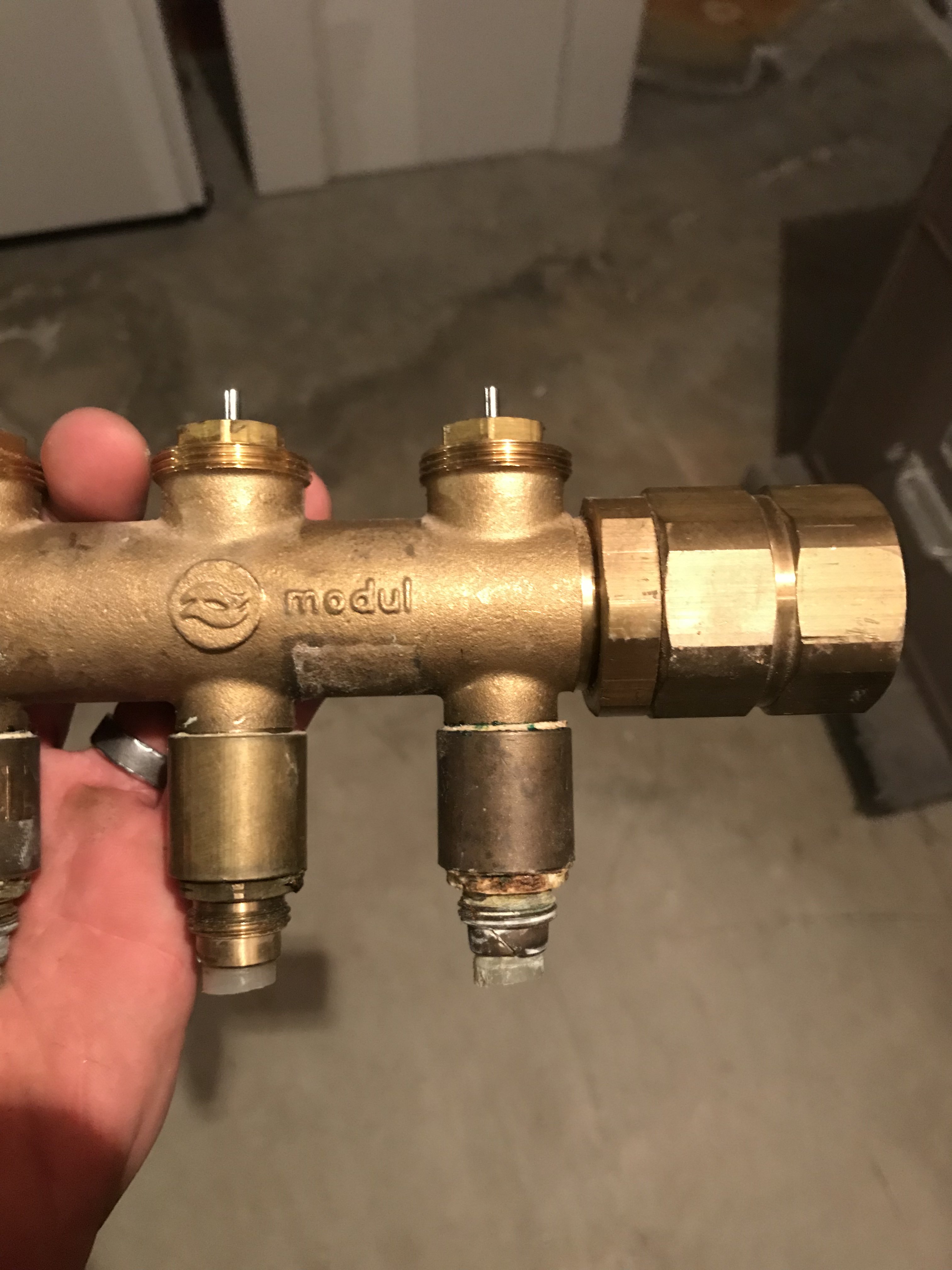 radiant heating manifold