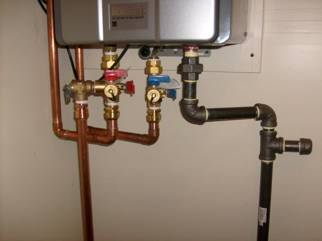 2lb System For Tankless Water Heater And Fireplace Heating Help The Wall