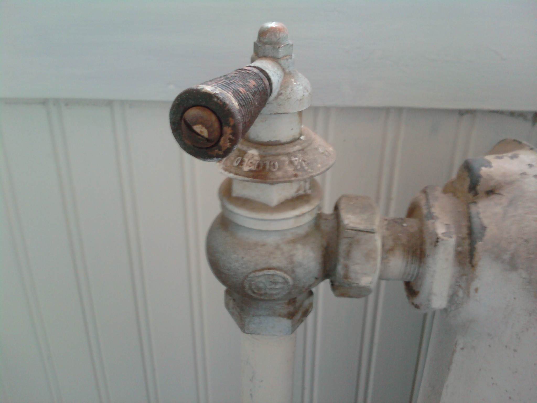 Old radiator valves, — Heating Help: The Wall