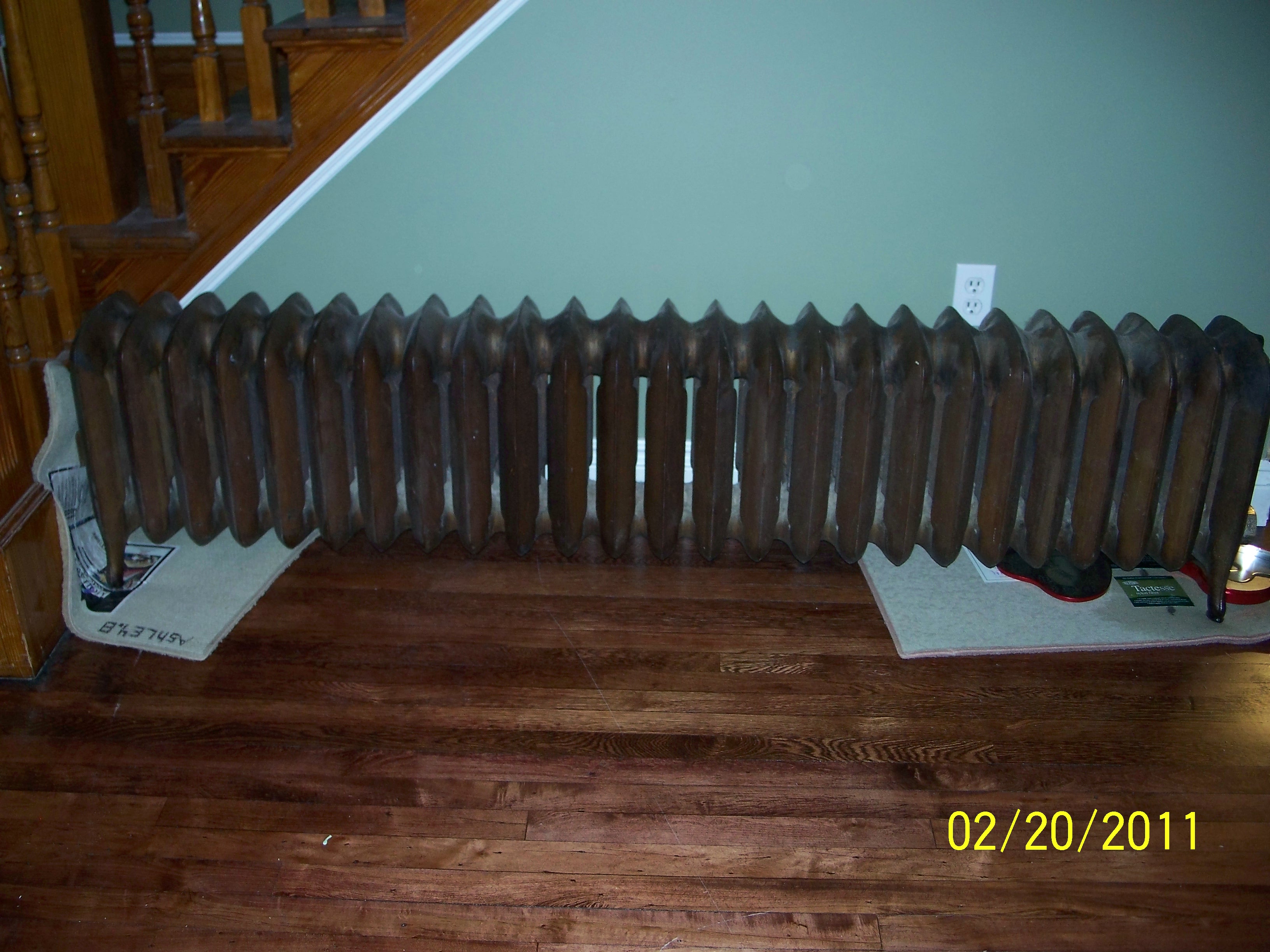 Removing a section from the radiator — Heating Help: The Wall
