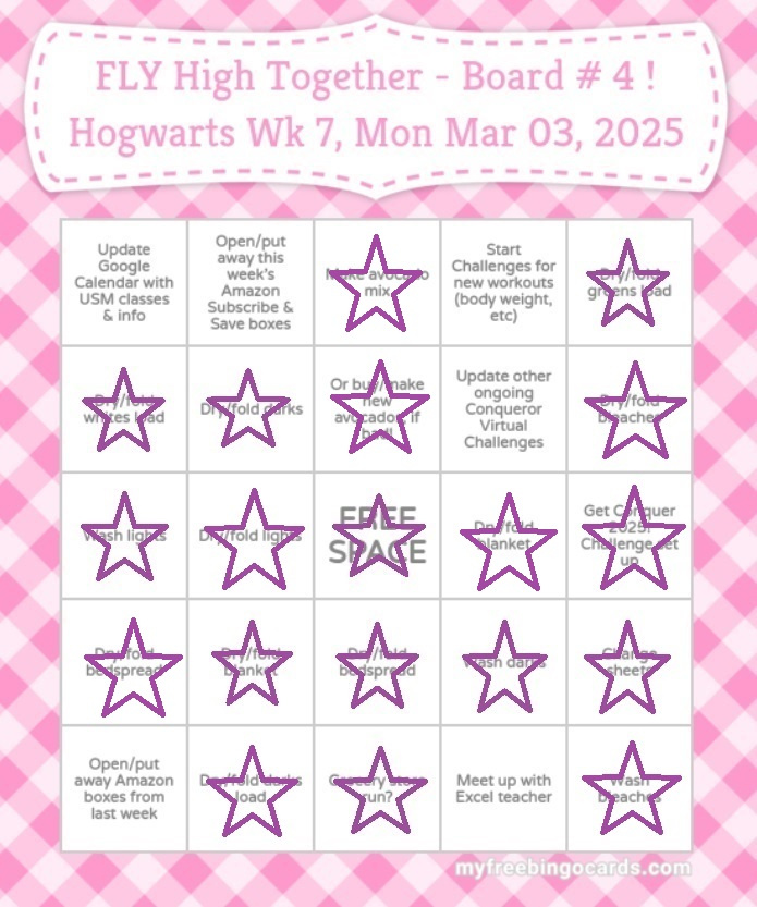 Bingo Fly High Together 03 05 25 Weekly Focus Bingo! d2 - checking off done tasks, cropped jpeg Board #4 of 4.jpg
