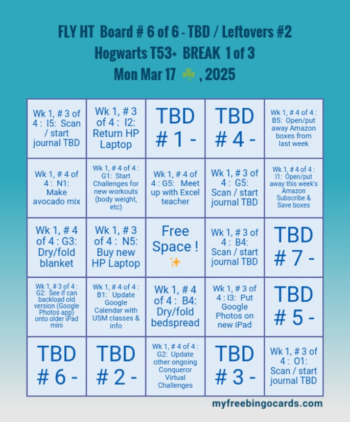 Bingo Fly High Together 03 17 25 Weekly Focus Bingo! e Board #6 of 6 - TBD & Leftovers #2, f2, cropped.jpg