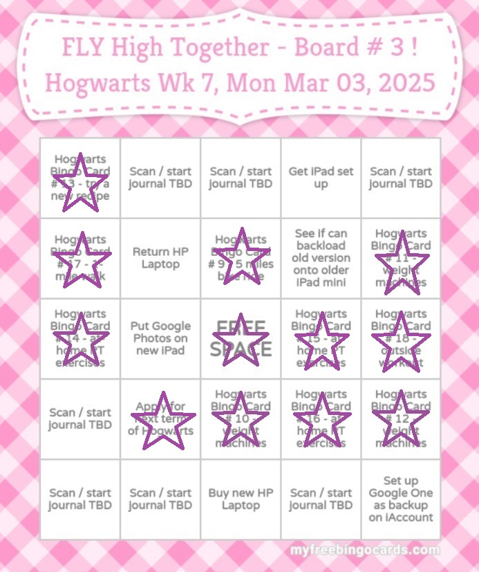 Bingo Fly High Together 03 03 25 Weekly Focus Bingo! c2 - checking off done tasks, cropped jpeg Board #3 of 4.jpg