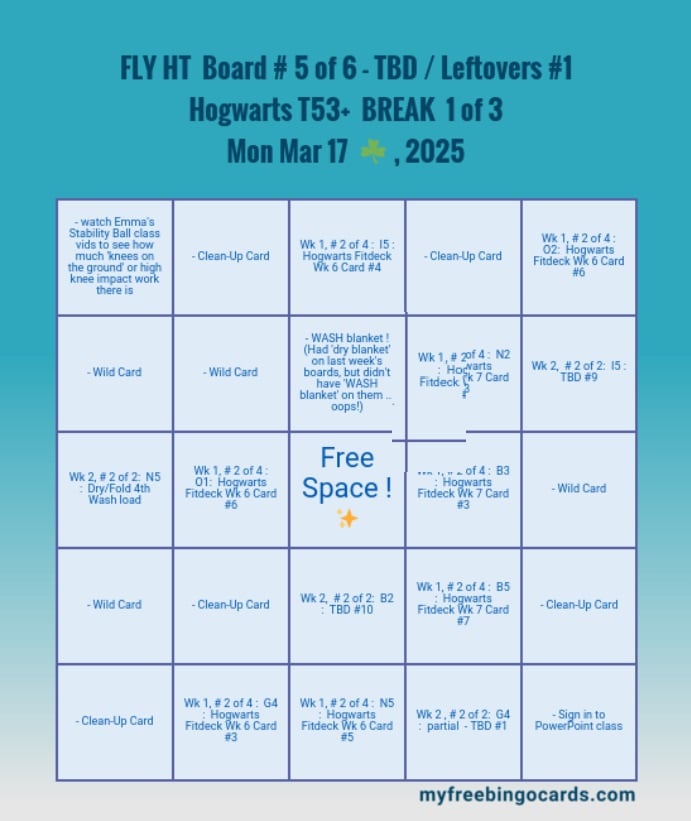 Bingo Fly High Together 03 17 25 Weekly Focus Bingo! e Board #5 of 6 - TBD & Leftovers #1, e2, cropped.jpg
