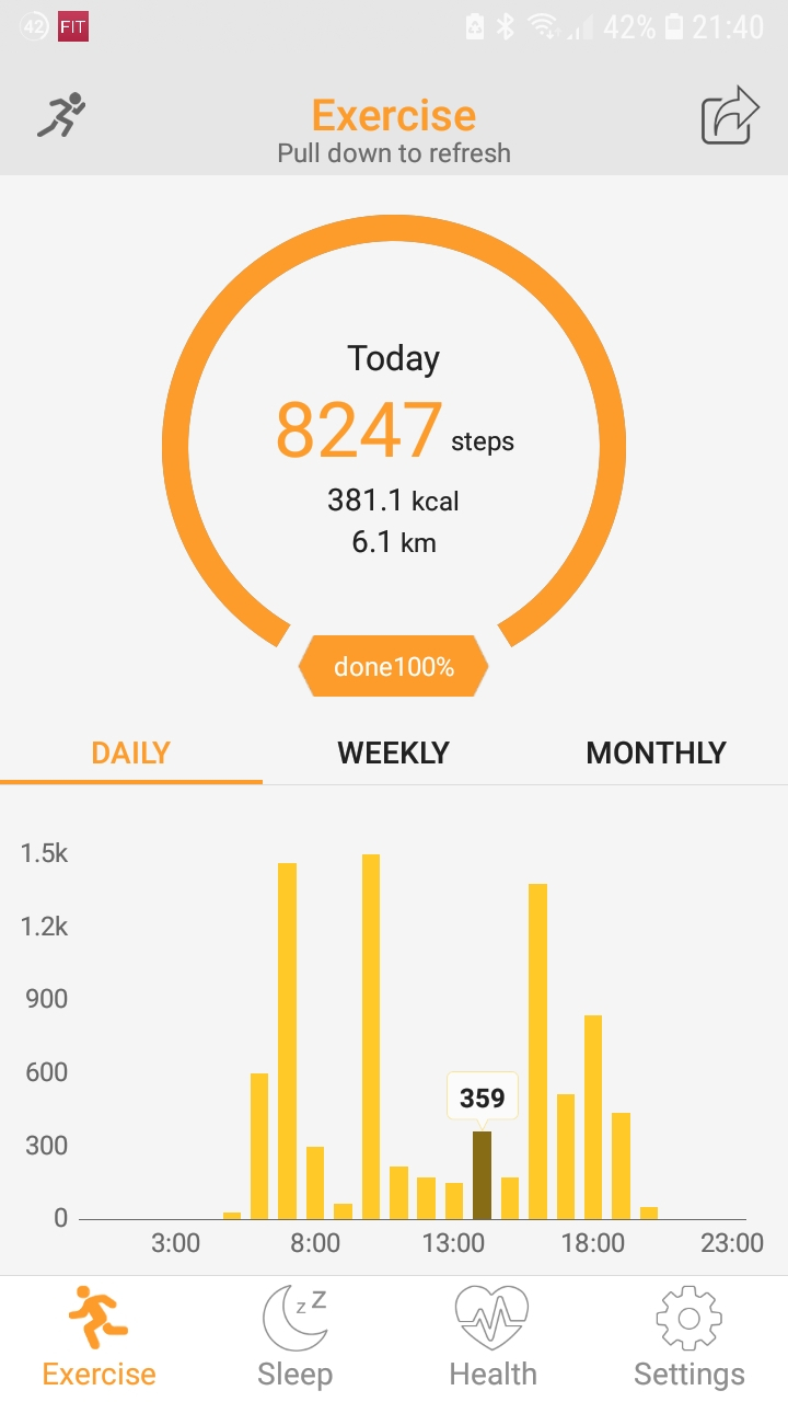 garmin vivosmart google fit