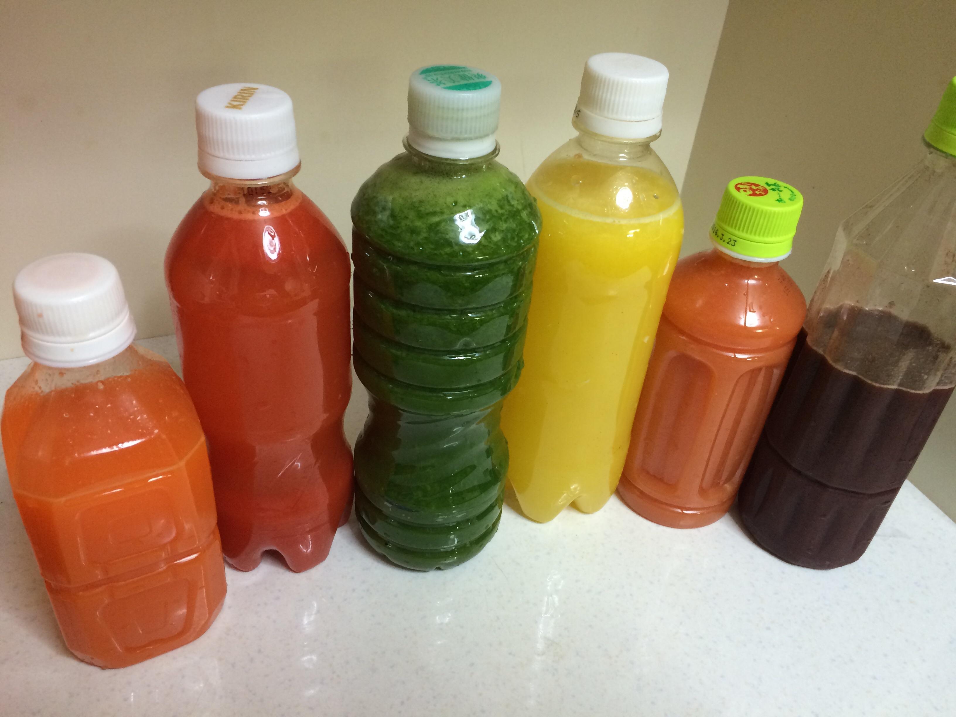 Cold press juice for fasting —