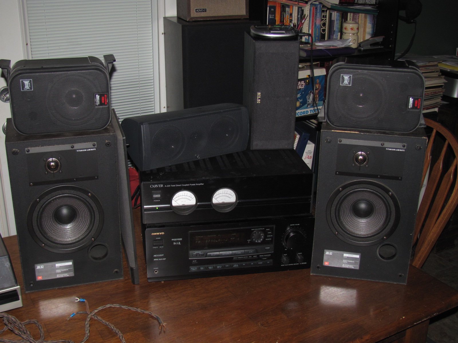 carver bookshelf speakers