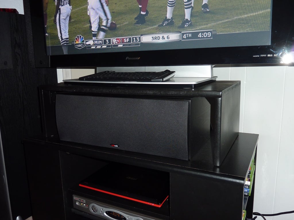 New TV stand Center Channel placement? — Polk Audio Forum