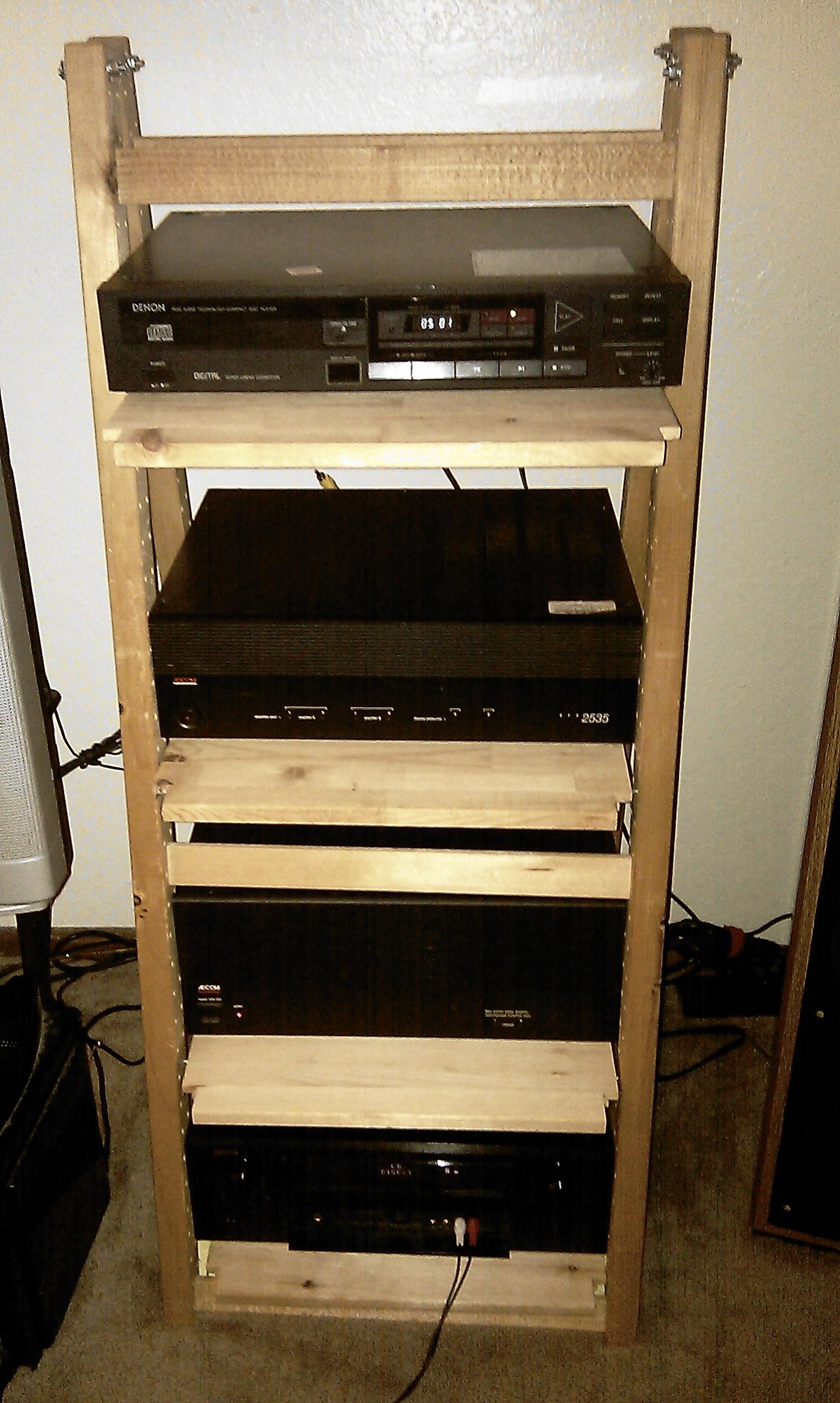 Component Rack; Homemade to the Max! — Polk Audio