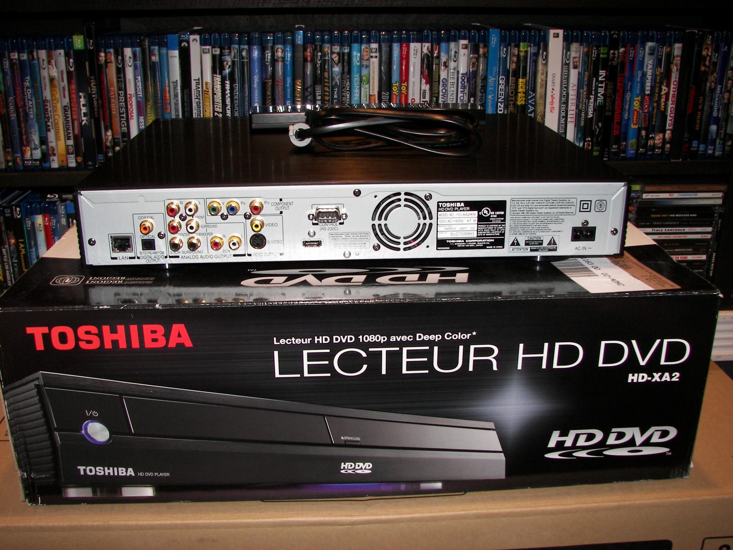 Toshiba HD DVD PLAYER HD-XA2