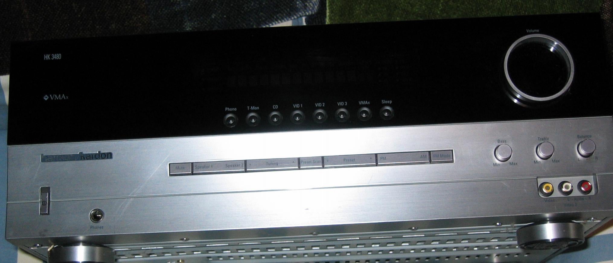 Harman Kardon - HK3480/230 Récepteur stéréo à semi-conducteurs, lecteur