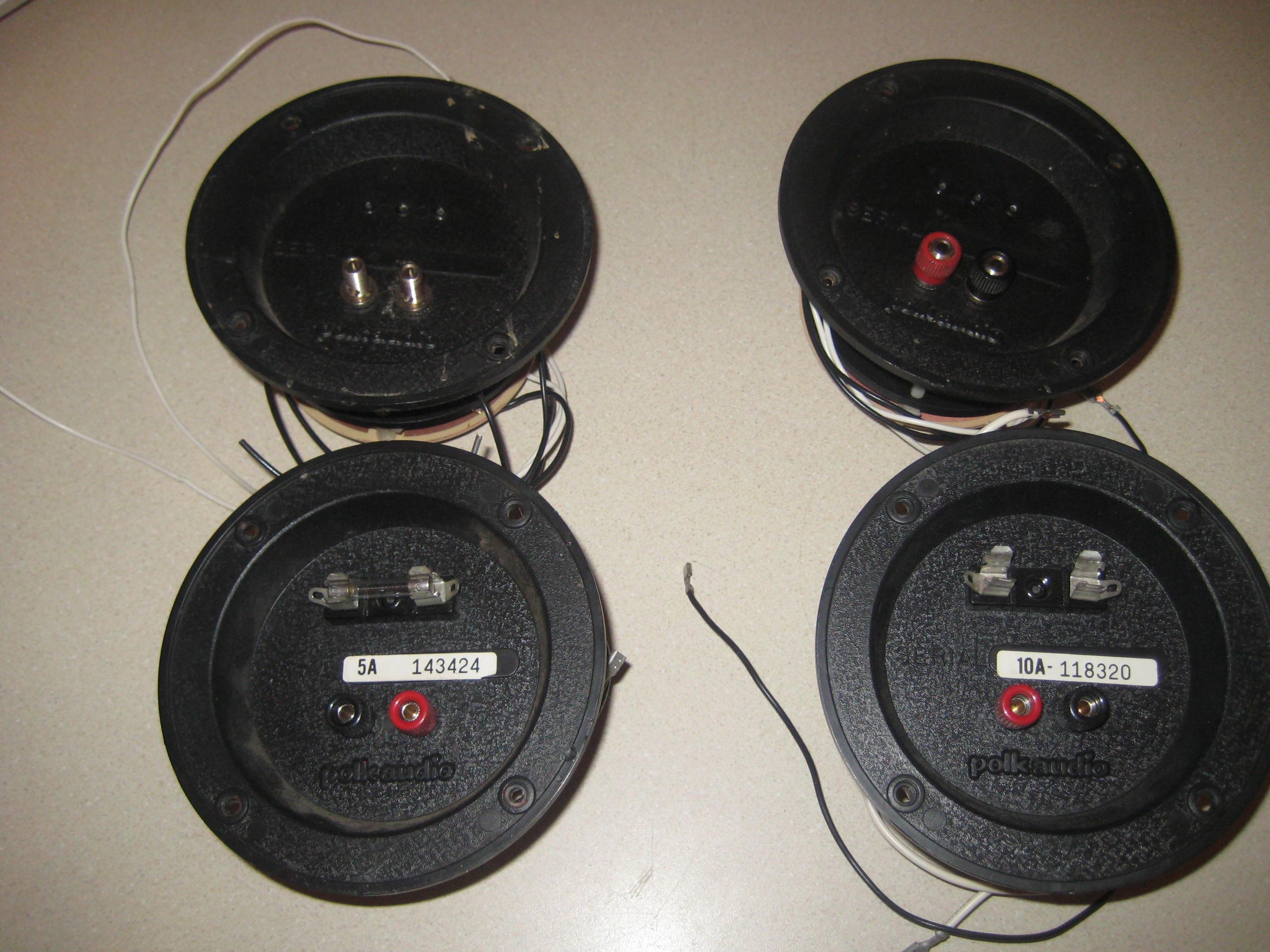 Monitor series X overs for 5A ,10A and 5b — Polk Audio Forum